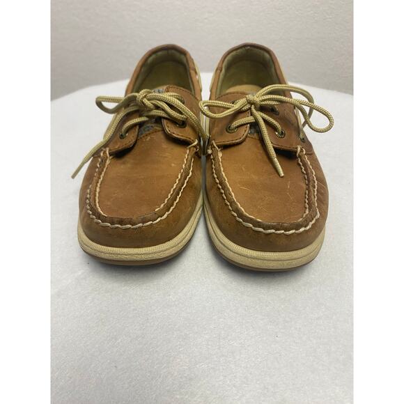 Sperry Top Sider Angelfish Leopard Print Sequin Boat Shoes Women's Size 7.5 - Picture 5 of 10